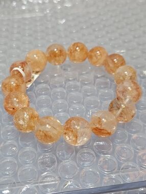 Fire Quartz-Golden Healer Bracelet